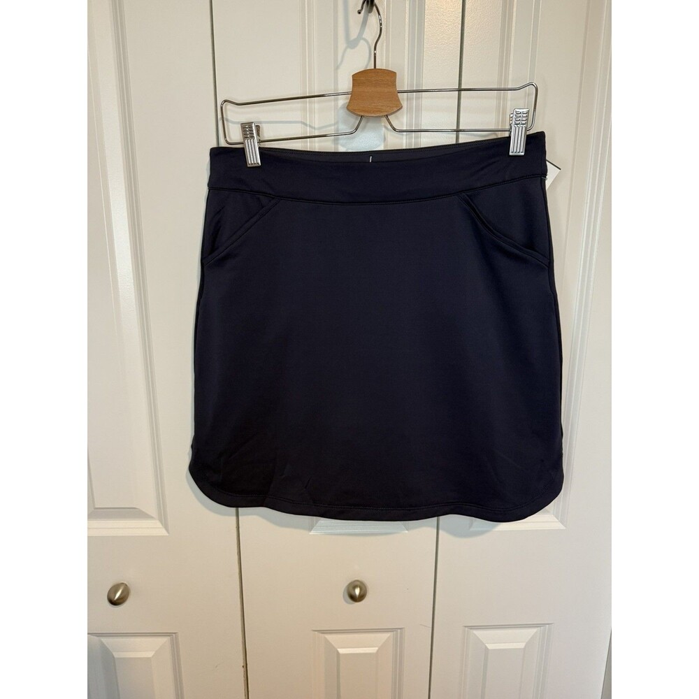 Peter Millar Alice Petal Hem Golf Skort Women's size Small Navy Blue